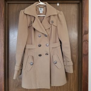 Beige dress coat